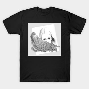 Shifts - Drawing by Avril Thomas - Adelaide / South Australia Artist T-Shirt